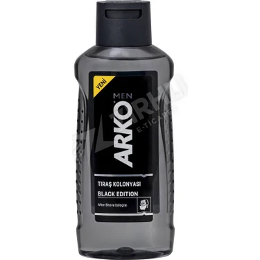 Arko Tıraş Kolonyası Black Edition 255 ml Erkekler İçin Hassas Cilt Dostu Özellikli