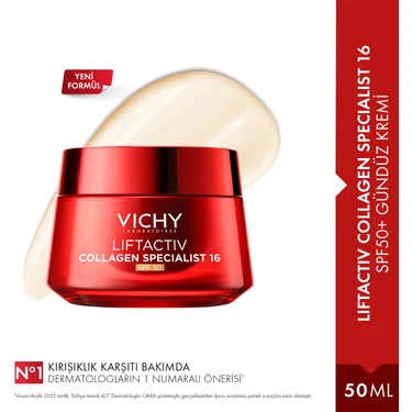 Vichy Liftactiv Collagen Specialist 16 Anti Aging Day Cream - Yaşlanma Karşıtı Gündüz Kremi