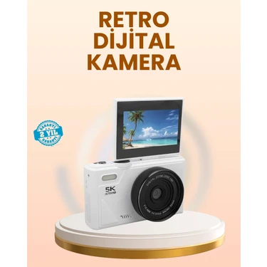 İlanib Ticaret Taşınabilir 5k UHD Fotoğraf ve Video Kamera Otofokus