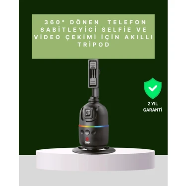 İlanib Ticaret Yüz Takipli 360° Akıllı Gimbal Telefon ve Aksiyon Kamera