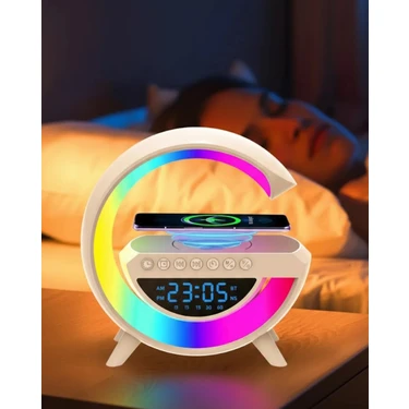 İlanib Ticaret Rgb Işıklı Kablosuz Hoparlör Bluetooth USB Fm Tf Kart