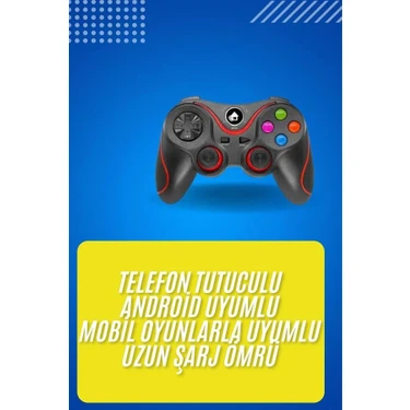 İlanib Ticaret Kablosuz Oyun Kolu Bluetooth Joystick Gamepad Android