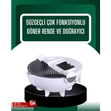 İlanib Ticaret Çok Amaçlı Hazneli Sebze Rende Doğrayıcı ve