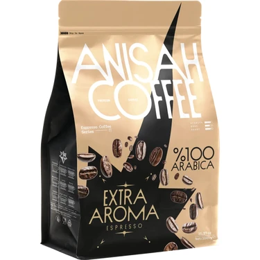 Anisah Coffee Extra Aroma Espresso Çekirdek Kahve |