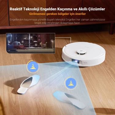 Roborock Qrevo C Pro Akıllı Robot Süpürge 18.500 Pa - Beyaz
