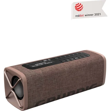 Grundig Band Kahverengi Bluetooth Hoparlör Şık Tasarım ve Yüksek Ses