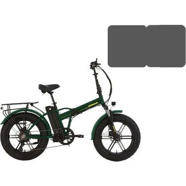 Bisan E-Folding F3 Elektrikli Katlanır Bisiklet 43CM Hd 20 Jant 7 Vites Metalik Gri