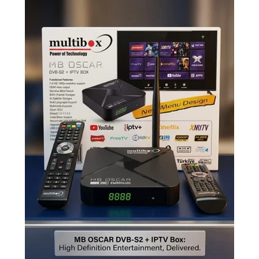 Redline Multibox Oscar Mini Hd Çanaklı Çanaksız Internetli Xtream Uydu