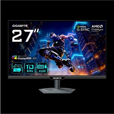 Gigabyte M27UP 27" 1 Ms 4K 160 Hz - Full Hd 320 Hz Pivot IPS Oyuncu Monitörü