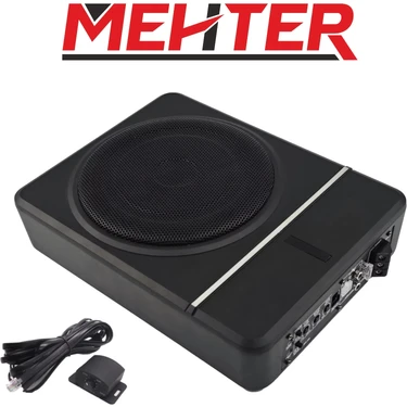 Mehter Slim Koltuk Altı Subwoofer Aktif Bas Yer Kaplamaz 800WAT-300 Rms Kendinden Amfili Bas