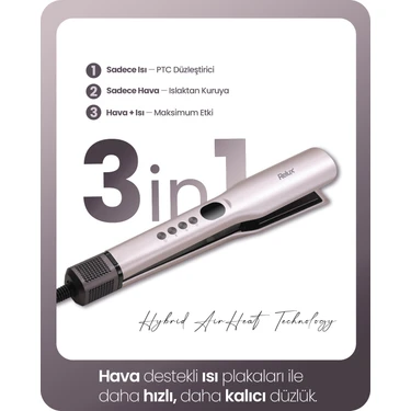 Relux Easystraight 3'ü 1 Arada Havalı Saç Düzleştirici, Fiyatı