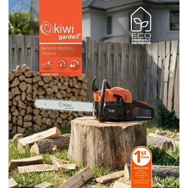 Kiwi Garden KGSW-7427 Benzin Motorlu Testere 52 cc 45 cm Fiyatı