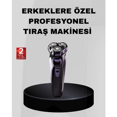 Uravas Store Profesyonel Şarjlı Tıraş Makinesi Ayarlanabilir Başlıklı