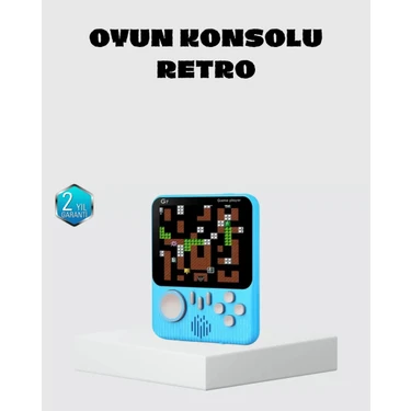 Uravas Store 666 Oyunlu Retro Mini Oyun Konsolu – 3.5" LCD Ekran ve Çift Kişilik