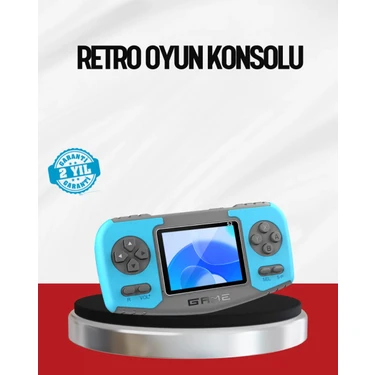 Uravas Store El Tipi Retro Oyun Konsolu Çocuklara Özel Portatif Oyun