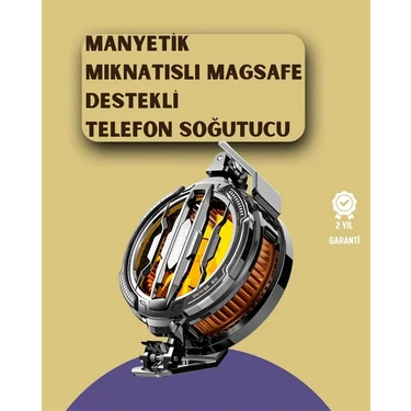 Uravas Store Mobil Oyunlar Için Serinletici Telefon Fanı | Sessiz Çalışma | Geniş Kıskaçlı