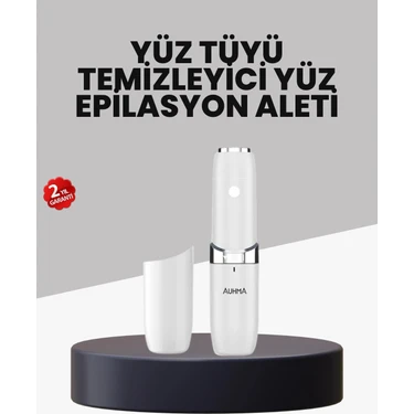 Uravas Store Mey Ithalat® LED Işıklı Yüz Epilasyon Aleti Hassas ve Ağrısız Tüy
