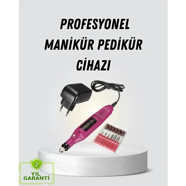 Uravas Store Profesyonel Tırnak Manikür Aleti – Şarjlı, Ayarlanabilir Hız, Düşük Titreşim ve Sessiz