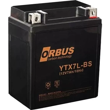 Uravas Store Orbus 12 V 7 Amper Elektrikli Karbon Bisiklet Aküsü