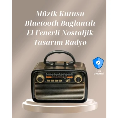 Uravas Store Bluetooth Bağlantılı Taşınabilir Hoparlör – Fm/am Radyo Özellikli, Şarj Edilebilir