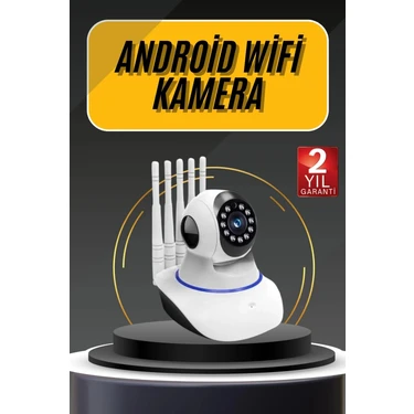 Uravas Store Akıllı Gece Görüşlü Sensörlü Wifi Kamera Telefondan Takip