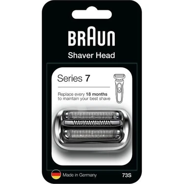 Braun Series 7 73S Gümüş Tıraş Makinesi Yedek Başlığı Hassas Kesim Özelliği ile Ergonomik