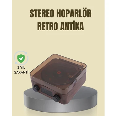 Uravas Store Saatli Gece Işıklı Hoparlör – Modern ve Vintage