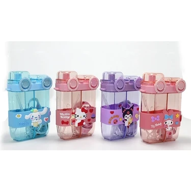 Uravas Store My Melody Çift Bölmeli Pipetli Matara & Suluk