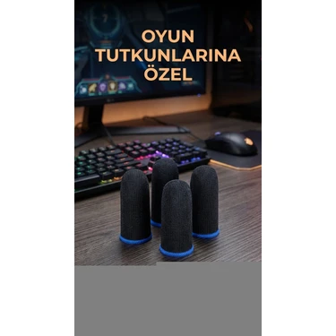 Uravas Store Hassas Kontrol Için Dayanıklı Oyuncu Parmaklık Eldiven 4'lü