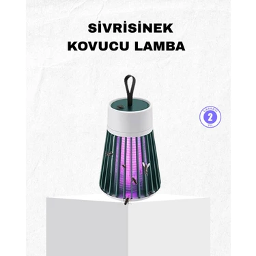 Uravas Store Şarjlı Mor Işıklı Sivrisinek Öldürücü Lamba – Sessiz ve Kimyasal