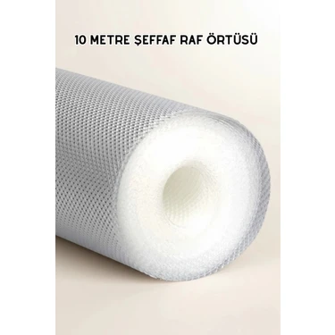 Uravas Store 10 Metre Silikon Tabanlı Şeffaf Çekmece Düzenleyici