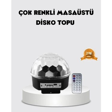 Uravas Store Rgb LED Disko Topu Projektör – Ev Partileri Doğum Günleri ve Eğlence Için Işık