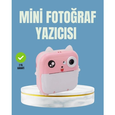 Uravas Store Mey Ithalat® Anında Baskı ve Yüksek Çözünürlüklü Çift Lensli Fotoğraf