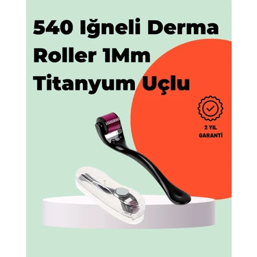 Uravas Store Titanyum Iğneli Derma Roller – Evde Cilt Bakımı Için