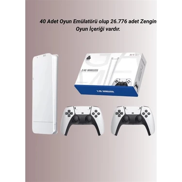 Uravas Store Mey Ithalat® 4K Destekli Bluetooth Retro Oyun Konsolu – M15