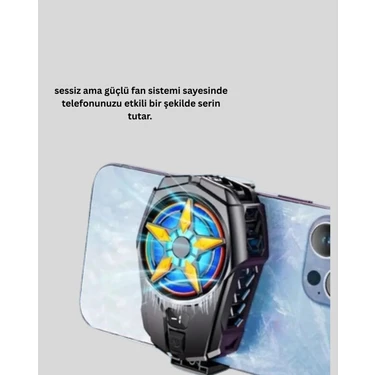 Uravas Store Oyunlar Için Güçlü Telefon Soğutucu Fan Dijital