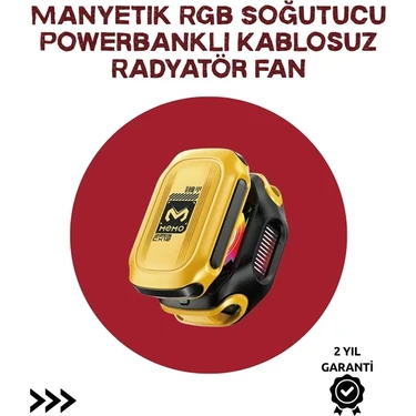 Uravas Store Akıllı Dijital Kontrollü Soğutucu | Ai & Standart Mod | 7 Kanatlı Fan