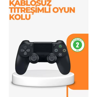 Uravas Store Ps4 Uyumlu Kablosuz Oyun Kolu – Titreşimli, Şarjlı ve