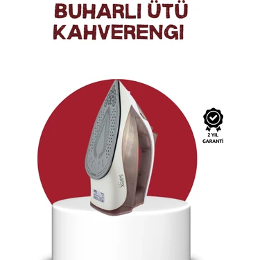Uravas Store Mey Ithalat® Seramik Tabanlı Buharlı Ütü 2200W Dikey Ütüleme 300ML