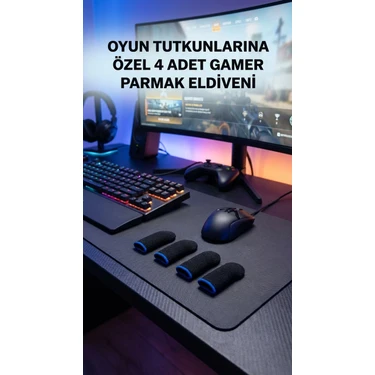 Uravas Store Oyuncu Parmaklık Eldiven Hassas Kontrol Konforlu