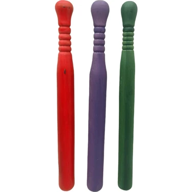 Gürgen Beyzbol Sopası Boyalı Kısa - 50CM