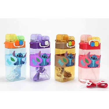 Uravas Store Stitch Çift Bölmeli Pipetli Matara & Suluk