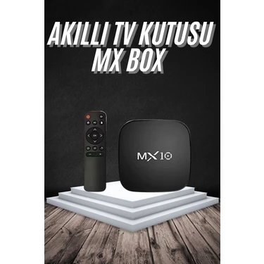 Uravas Store Mey Ithalat® Akıllı Tv Kutusu Mx Box Android 7.1 Tv Kutusu 2.4g
