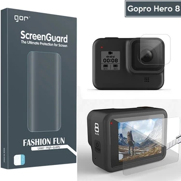 Uravas Store Gor Gopro Hero 8 2ın1 Darbe Emici Ekran Koruyucu 2