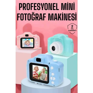 Twin Store Çocuklara Özel Dijital Fotoğraf Makinesi Mini 1080P Hd