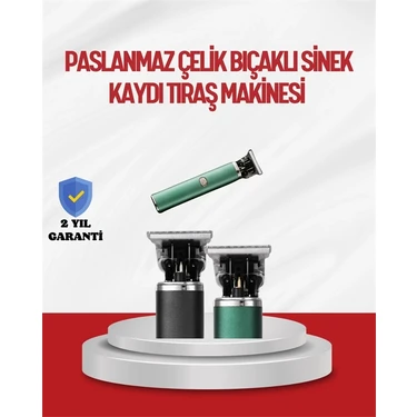 Uravas Store Saç Sakal Ense Paslanmaz Çelik T-Bıçak Vücut Tıraş