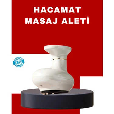 Uravas Store Taşınabilir Şarjlı Masaj Cihazı Kupa Terapisi Sıcak