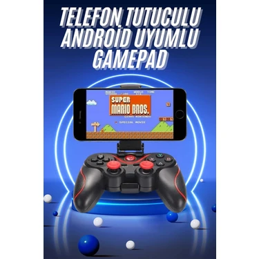 Ulu Pazarlama Joystik Gamepad Bluetooth Telefon Tutucu Oyun Kolu Telefon Android