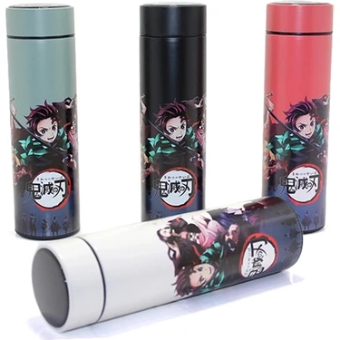 Anime Baskılı Digital Göstergeli Termos 500 ml