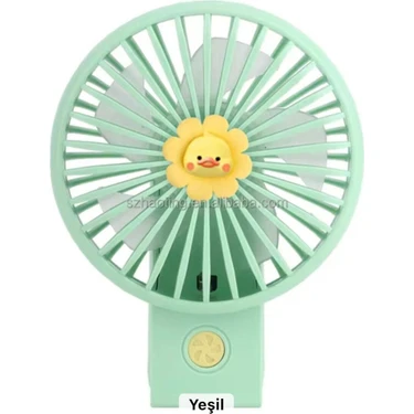 Şarjlı Katlanabilir El Fanı 3 Kademe Güçlü Pervane Fan